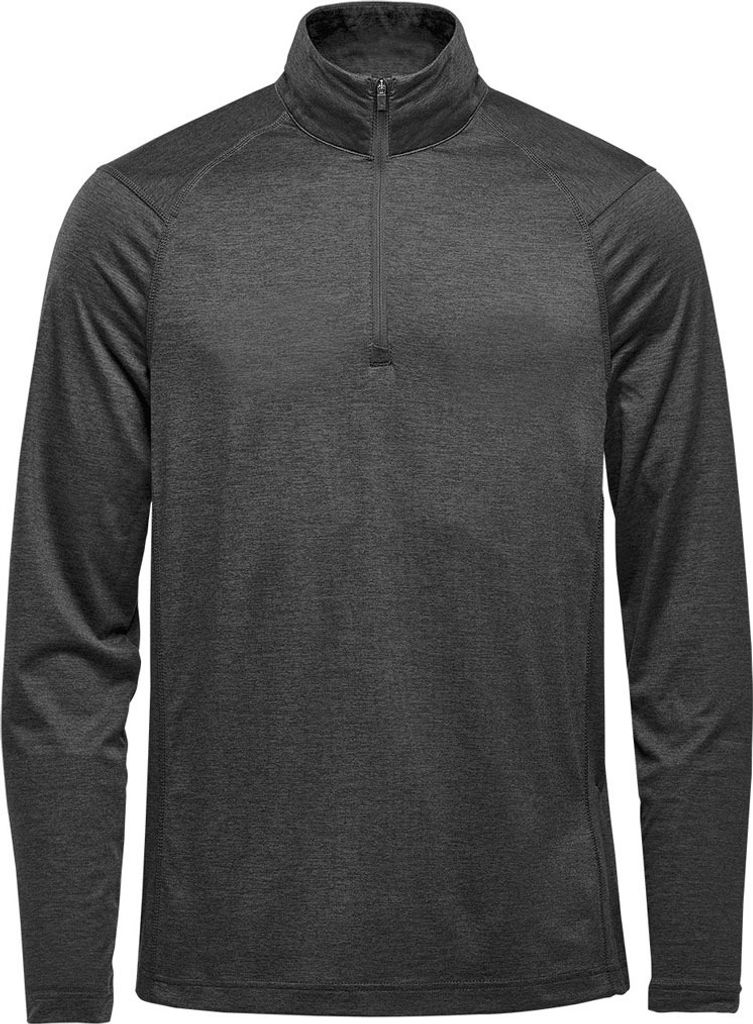 Stormtech - "Milano" Pullover Mit Reißverschluss für Herren PC7527 (3XL) (Holzkohle/meliert)