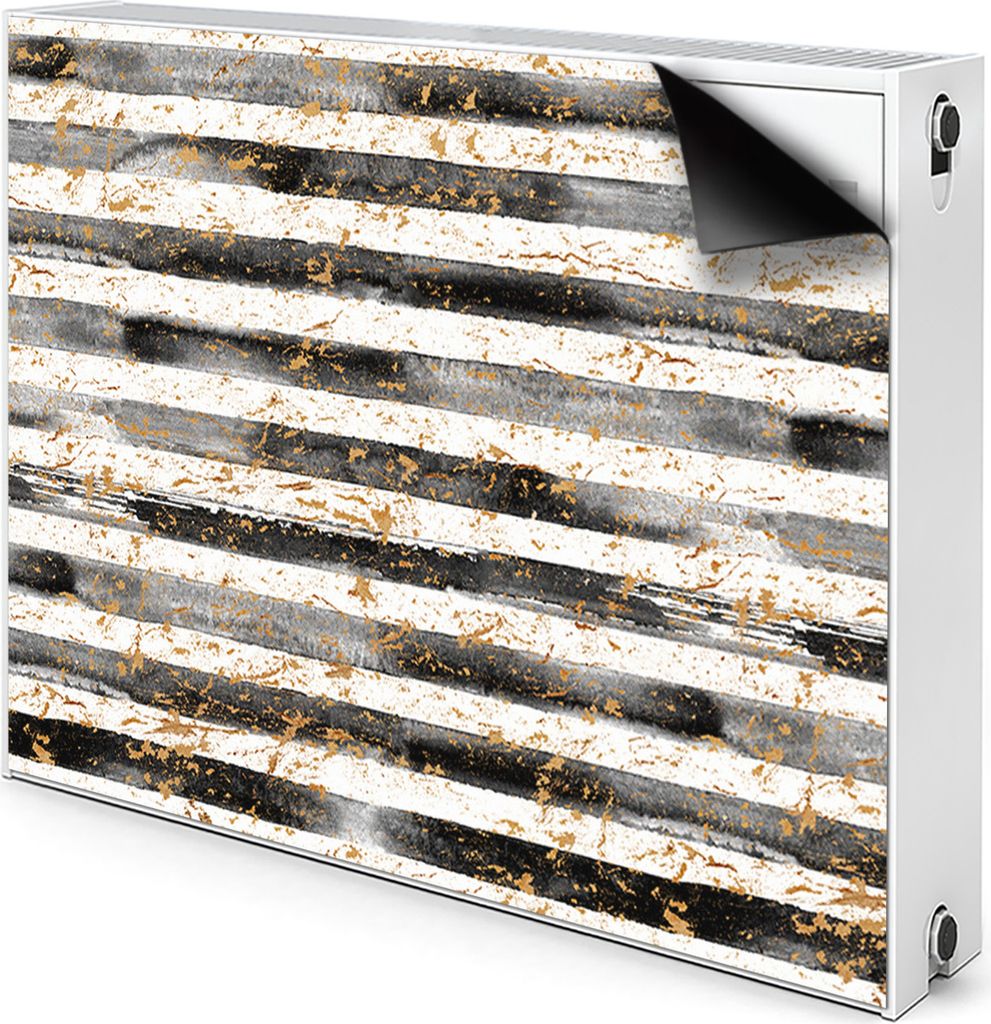 Magnet Heizung Verkleidung Abdeckung Heizung Heizkörperabdeckung 110x60 cm - Linien