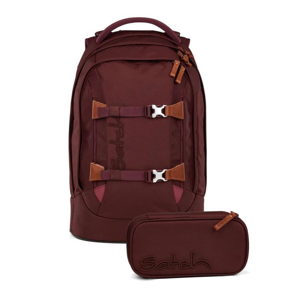 Satch Pack Nordic Ruby Skandi Schulrucksack Set 2tlg.