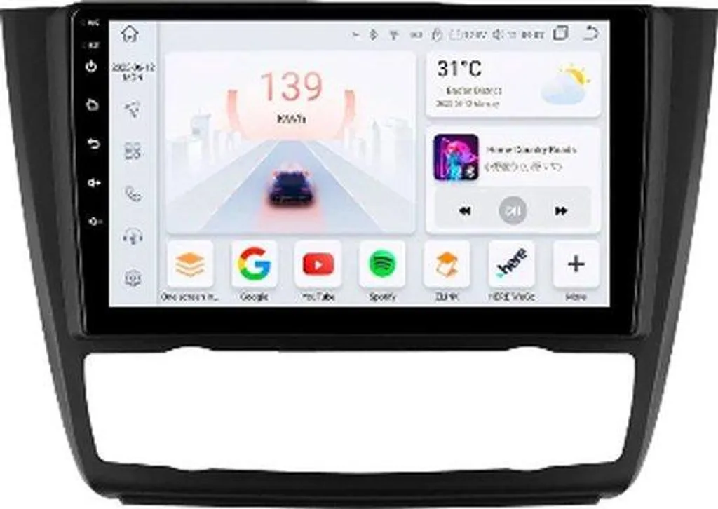 GPS Android Auto 9 Pouces 2 DIN S8 - Idéal pour Voyages et 128 Go Inclus