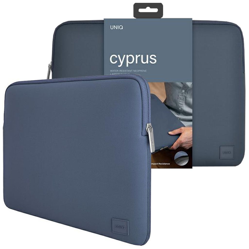 UNIQ torba Cyprus laptop Sleeve 14niebieski/abyss blue Zdjęcie produktu 
