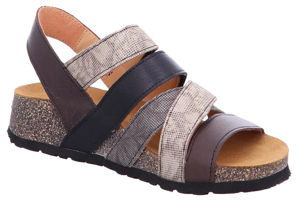 Chaussures Think KOAK ESPRESSO en Cuir de Vachette et Semelle Gomme