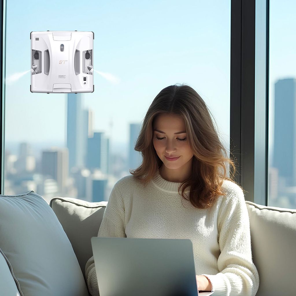 Hobot  S-7 Pro Fensterputzroboter, Weiss, Farbe:Weiß Produktbild 