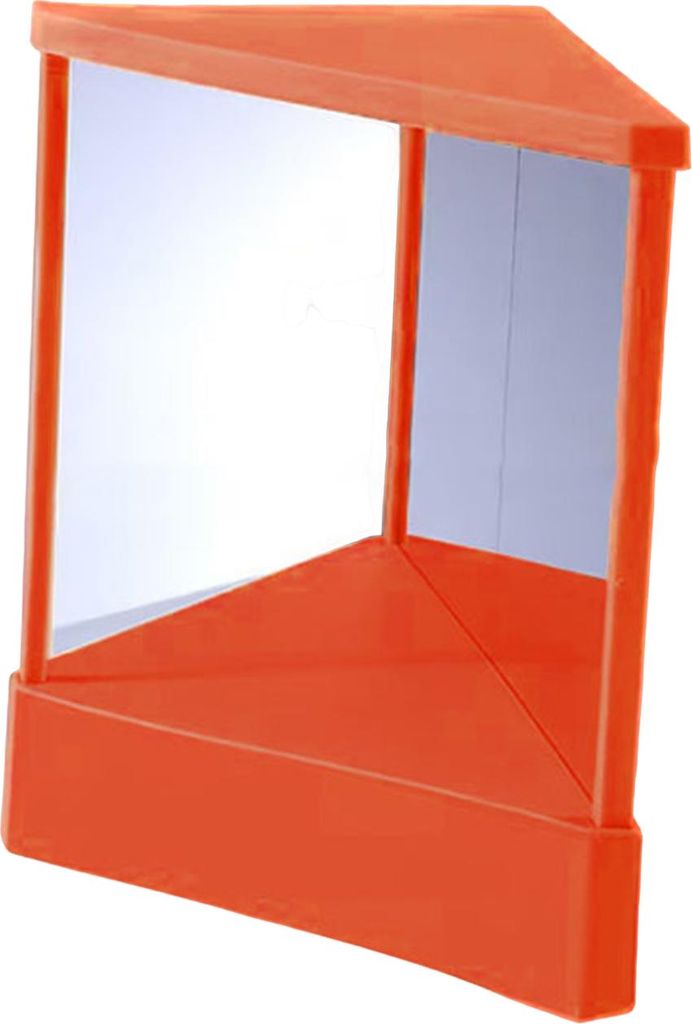 Nicht umkehrbarer echter Schminkspiegel, hohe Klarheit, Schreibtisch-Kosmetikspiegel für Männer und Frauen, präziser, echter Bild-umgekehrter st...