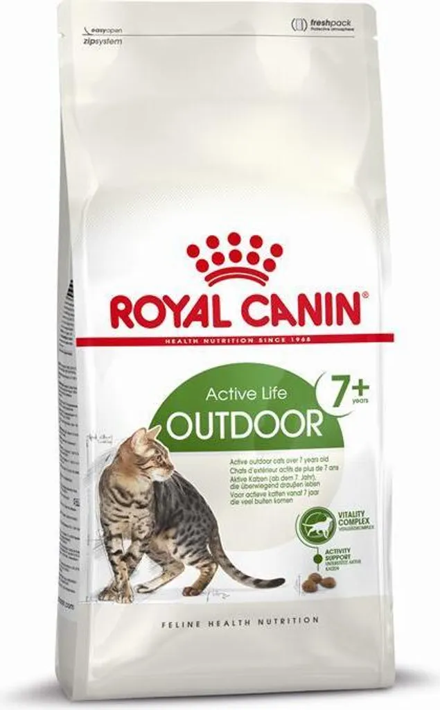 Aidez votre Chat Senior à rester Actif avec Royal Canin Outdoor 4kg