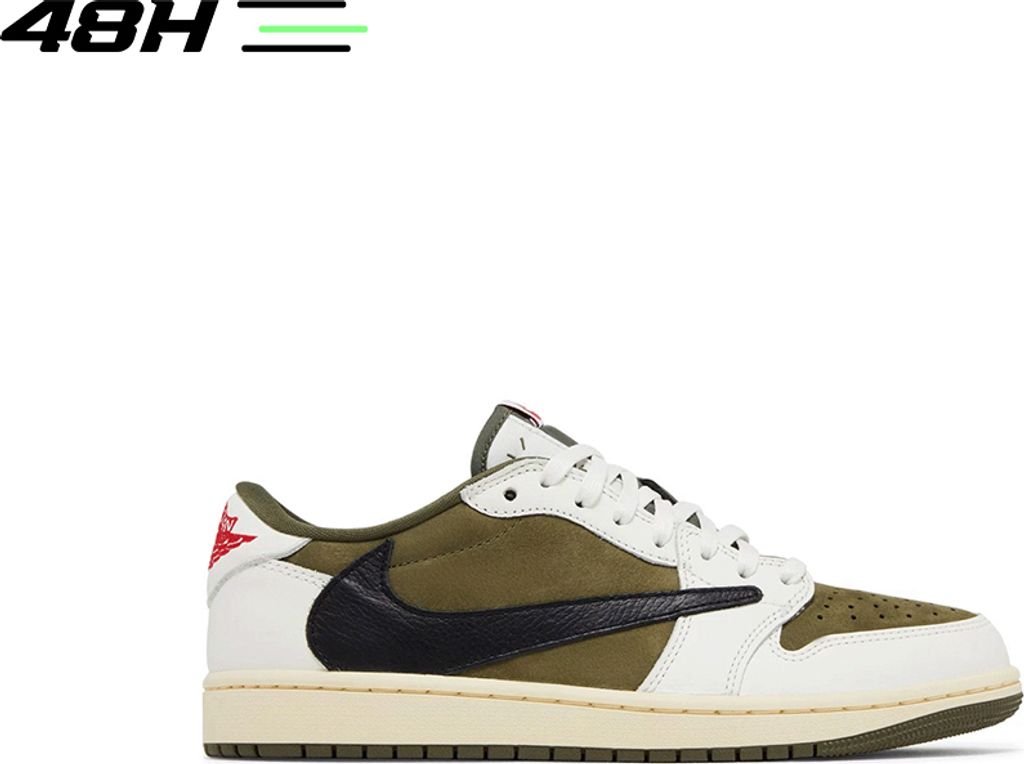 新品Travis Scott Jordan 1 Reverse Olive Air Jordan 1 Retro Low OG SP x Travis Scott 'Reverse Olive