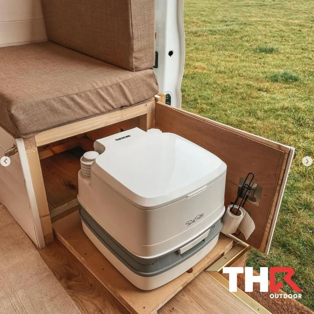 Porta Potti 165 Qube 21L Toilette Mobile à Grande Capacité 91081397
