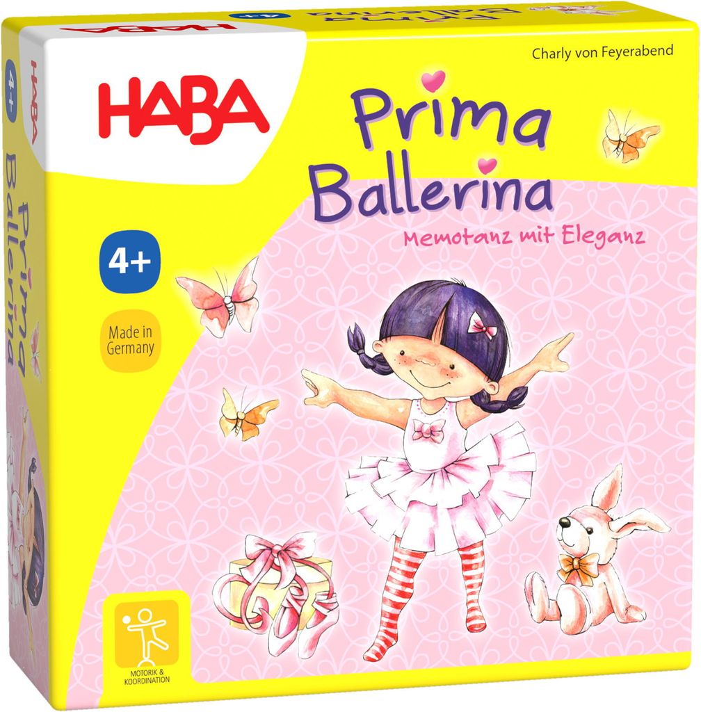 Haba Ballerina-int Prima Brettspiel Rosa Rosa One Size