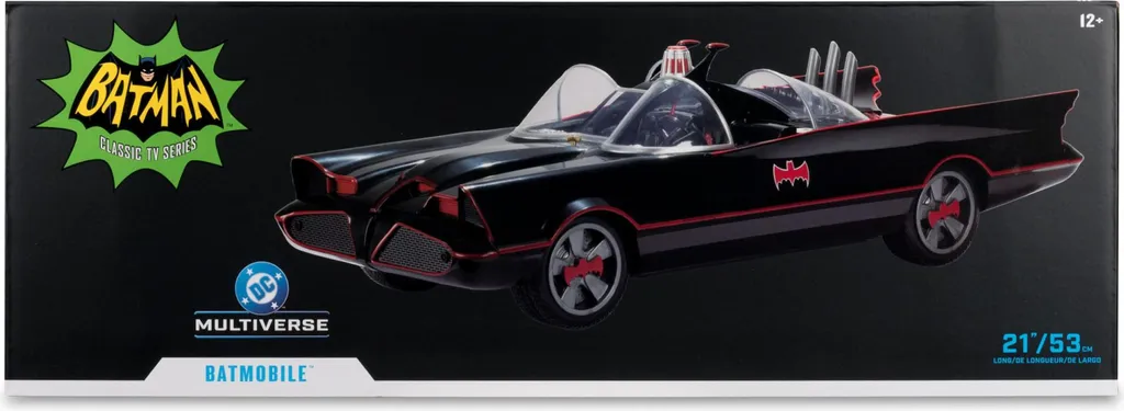 Voiture de Collection Batmobile Batman 1966 DC Multiverse Grand Format - 7