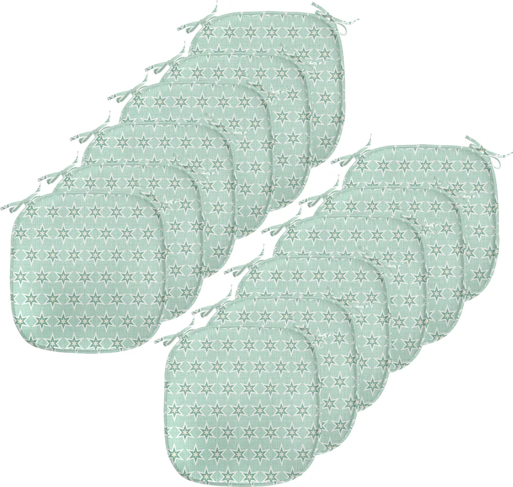 Galettes de Chaise de Cuisine 40 cm - Rembourrage Confortable Lot de 12