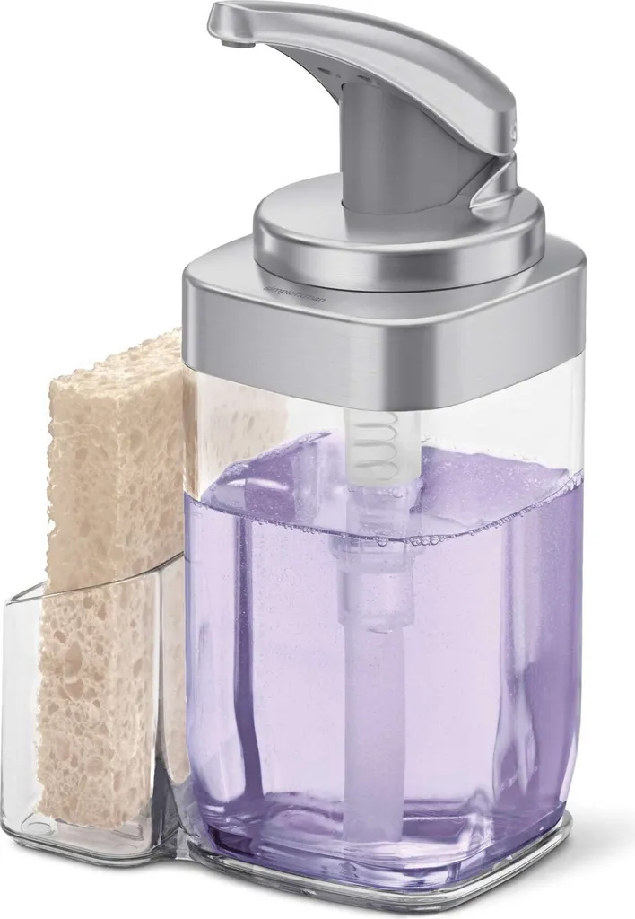 Distributeur de Savon Simplehuman Grande Capacité 650 ml Plastique Mat - 2