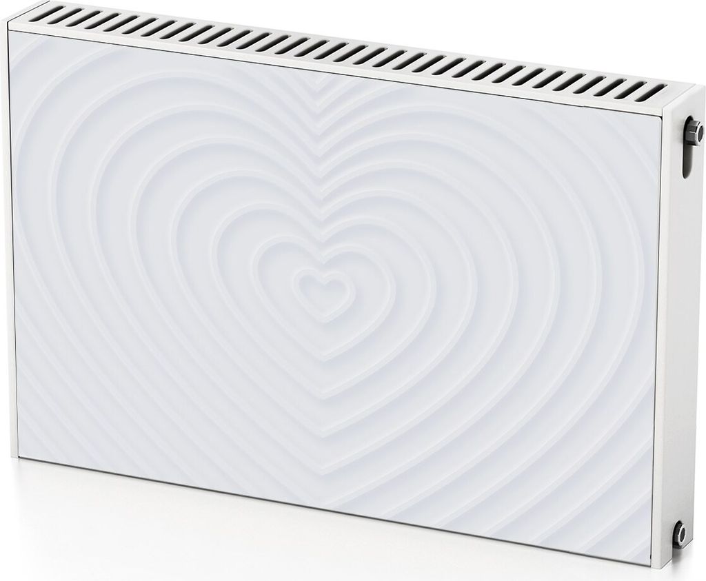 Herz – Magnetische Heizkörperabdeckung – 90x60 cm – Magnet Heizkörperabdeckung – 3D Würfel – Heizkörperverkleidung – Magnetische Wa...