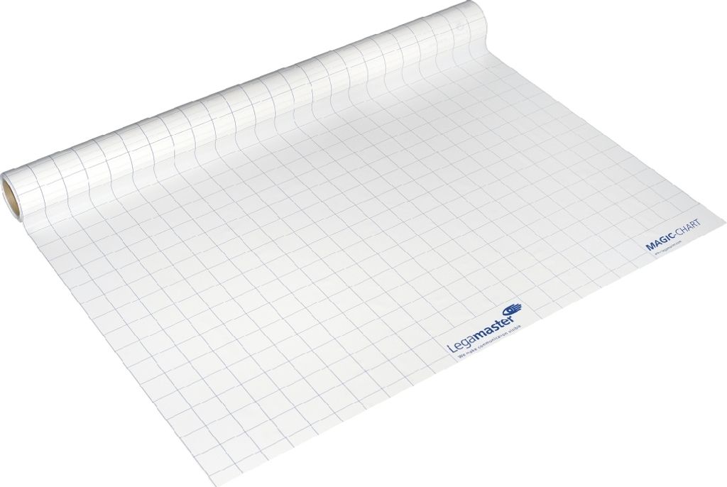 Legamaster - Magic -Chart Legamaster Whiteboard 60x80cm Fenster | Rolle A 25 Blatt | 4 Stück