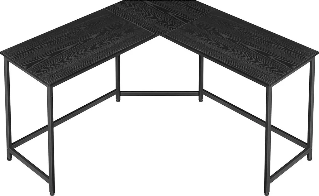 Bureau d'angle en L ergonomique - Table de travail moderne montage aisé