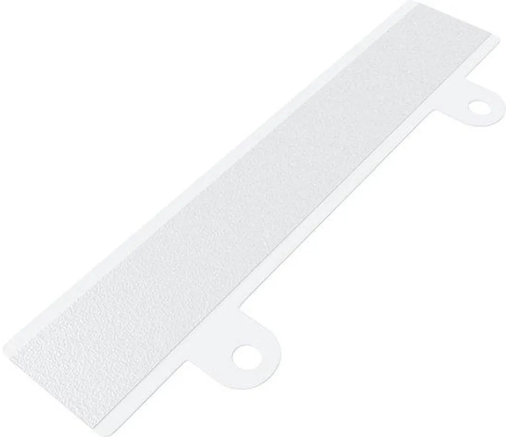 Bandes autocollantes pour classeurs de bureau - Lot de 100 blanches
