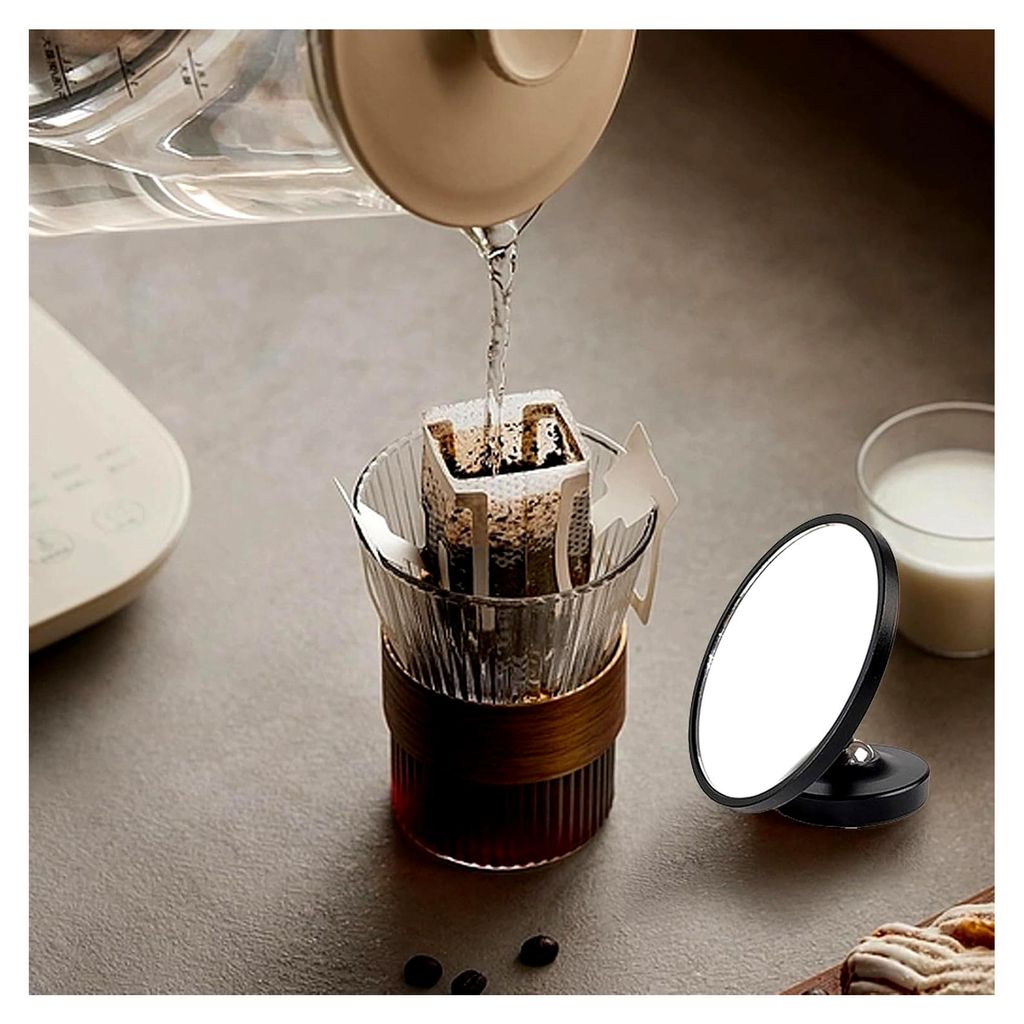 Espresso Shot Spiegel | Abnehmbarer reflektierender Spiegel zur Beobachtung der Espresso-Durchflussrate - Zubehör für Kaffeemaschinen