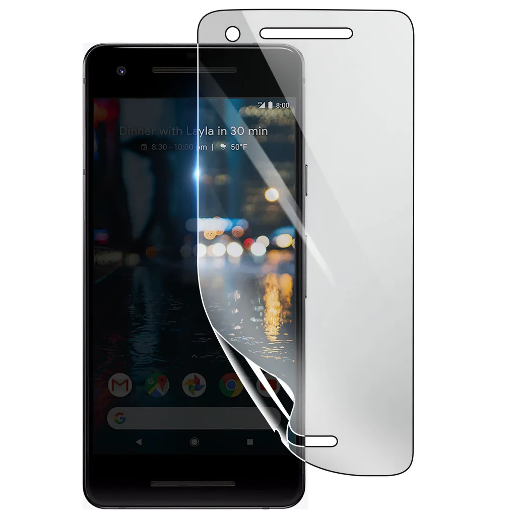 3mk, protezione dello schermo in idrogel resistente agli urti e ai graffi per Google Pixel 2, trasparente