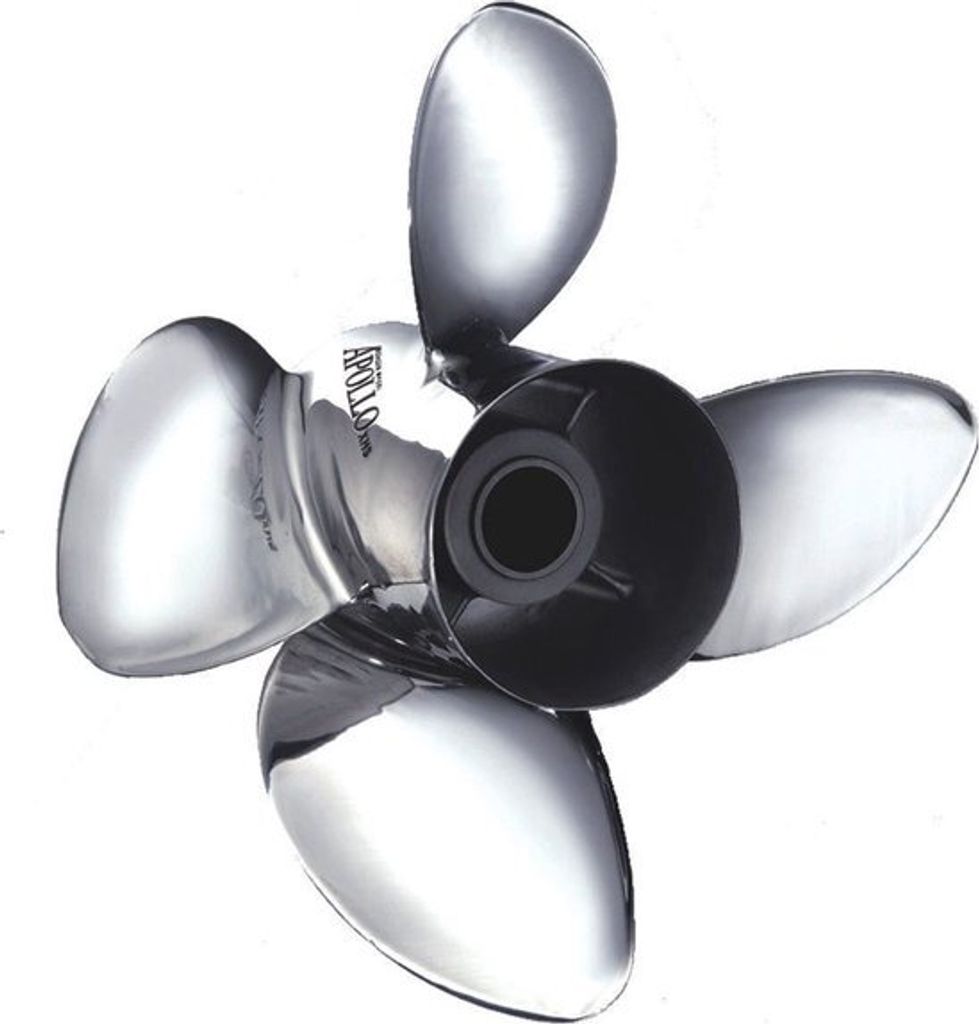 Apollo Schiffsschraube 4BL-14 3/8"x18"-LH-RVS
