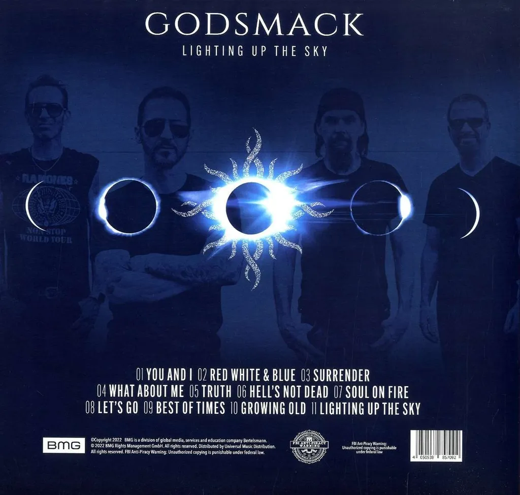 Godsmack Lighting Up The Sky LP - Vinyle de collection Rock Hard - 2