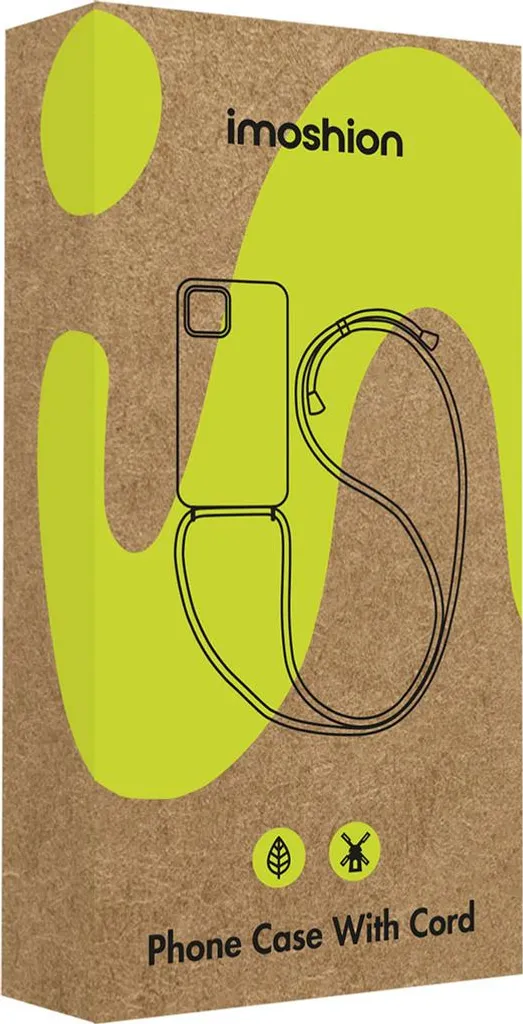 Custodia iPhone 15 Pro Nera con Laccio iMoshion: Accessorio Fashion - 5
