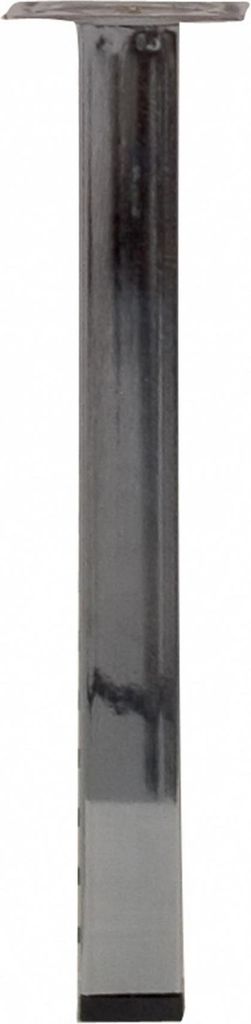 Pied table basse carré HETTICH fixe acier chromé gris Image du produit 