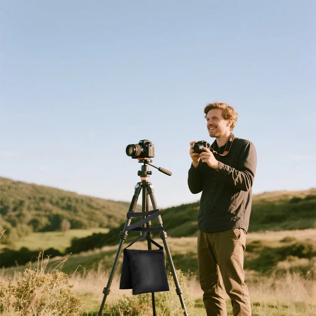 Stabilisateur de trépied photo Allecto Premium pour tournage en extérieur