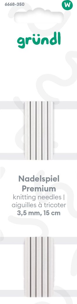 Gründl Nadelspiel "Premium", 15 cm Stärke 3,5