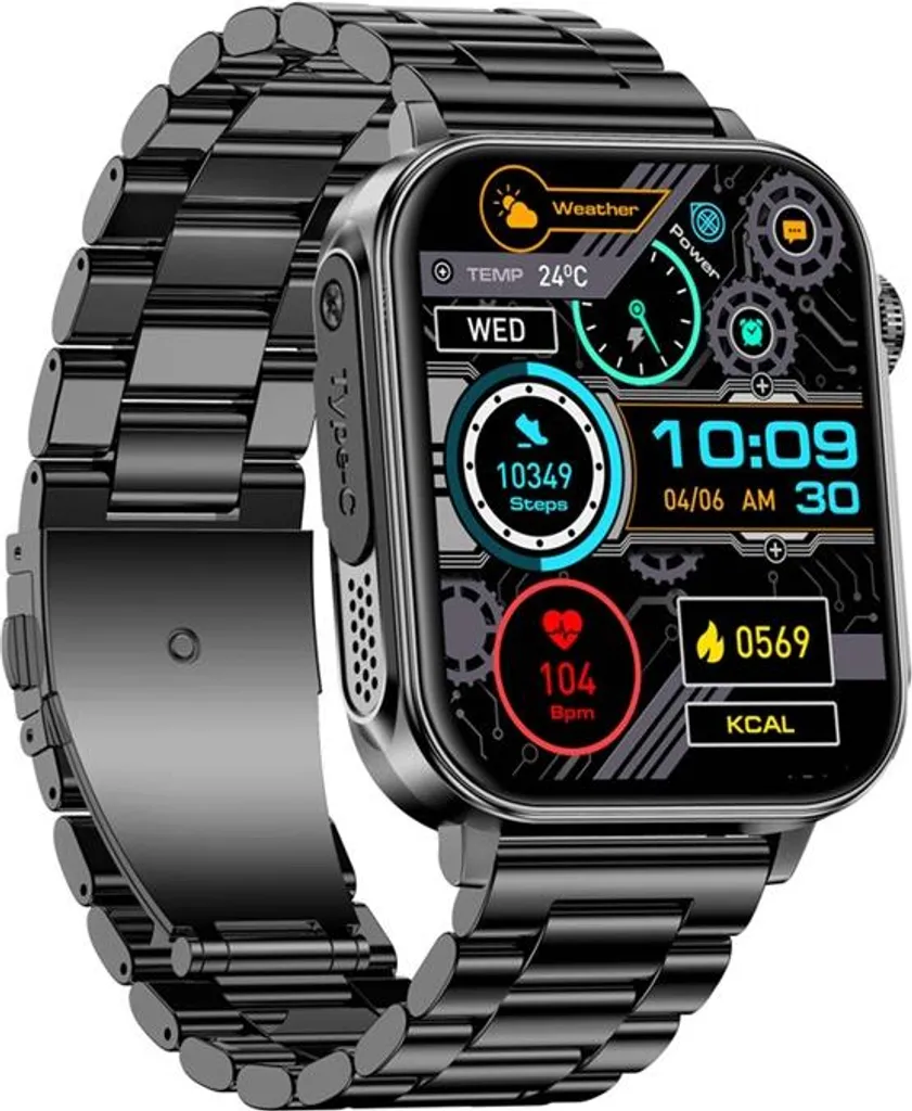 COLMI Colmi P80 smartwatch (steel black) - 2