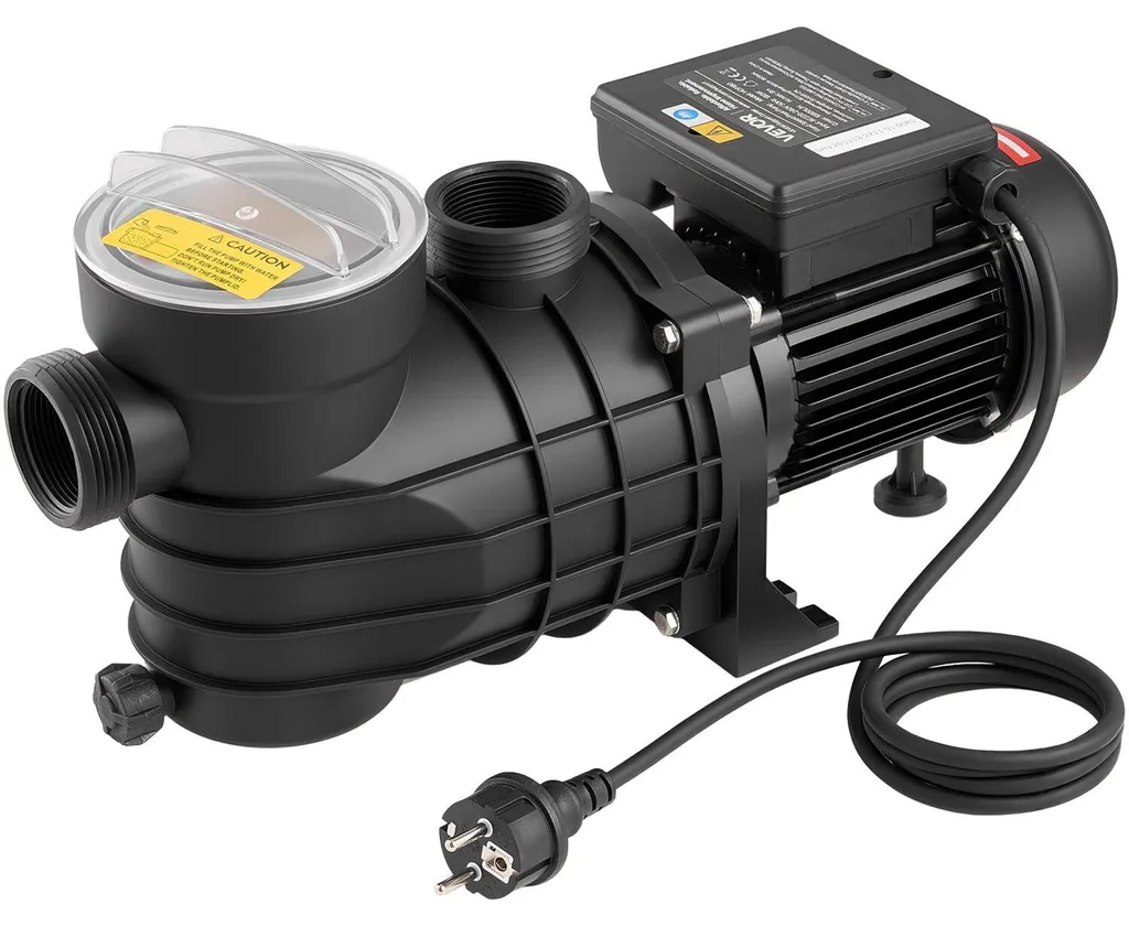 Pompe de piscine hors sol 180W 10800 l/h avec panier filtrant intégré