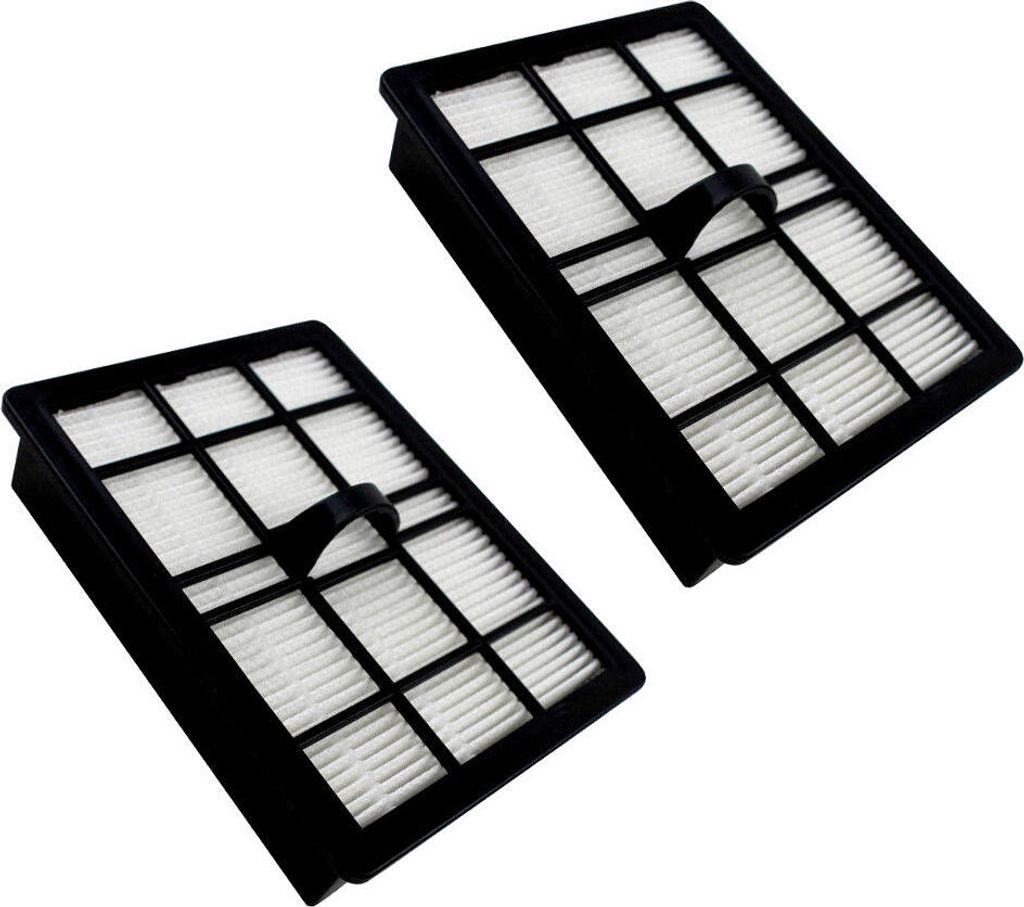 2x HEPA-Filter / Allergie / Pollen / Hygienefilter Ersatz Abluft Filter Kassette ersetzt Nilfisk / Aura / Grundig / Hoover 82215100, Variant HF554 ...