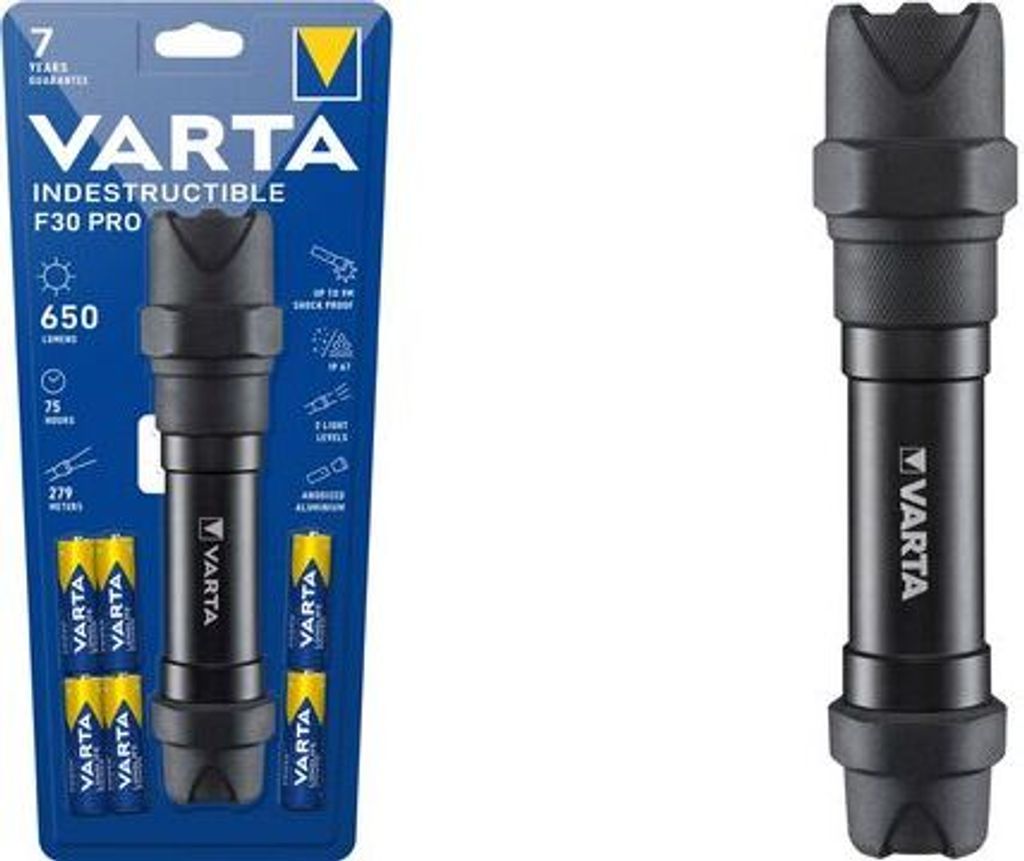 Varta 18714 101 421 Varta Indestructible F30 Pro, 6 Watt Productafbeelding 