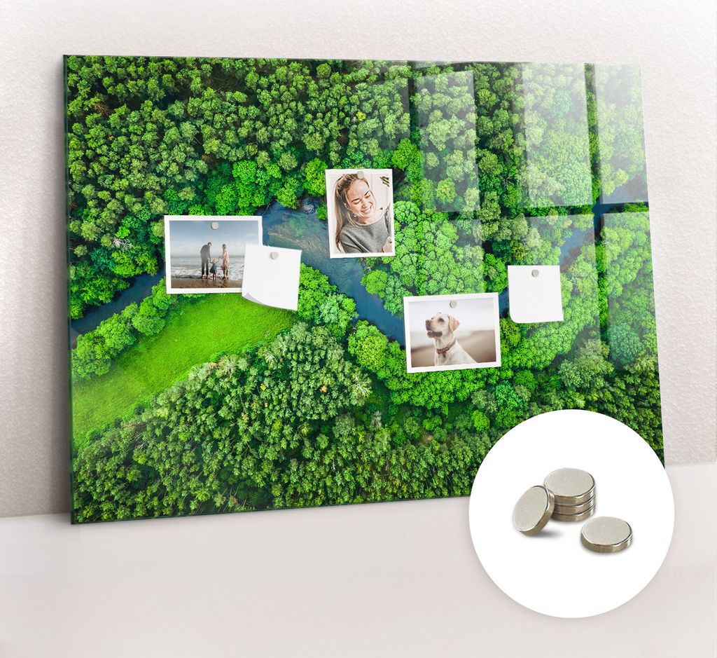 Magnetická Tabule na Zeď Skleněná - Memo Board Kleněnou Obrázek produktu 