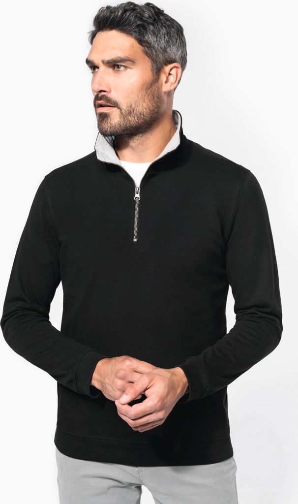 Kariban Trucker > Zip Neck Sweat-Shirt