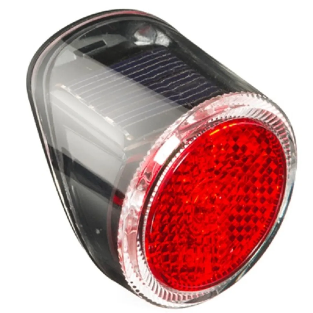 Falkx Fanale Posteriore Bici Energia Solare LED Rosso/Nero | Acquista