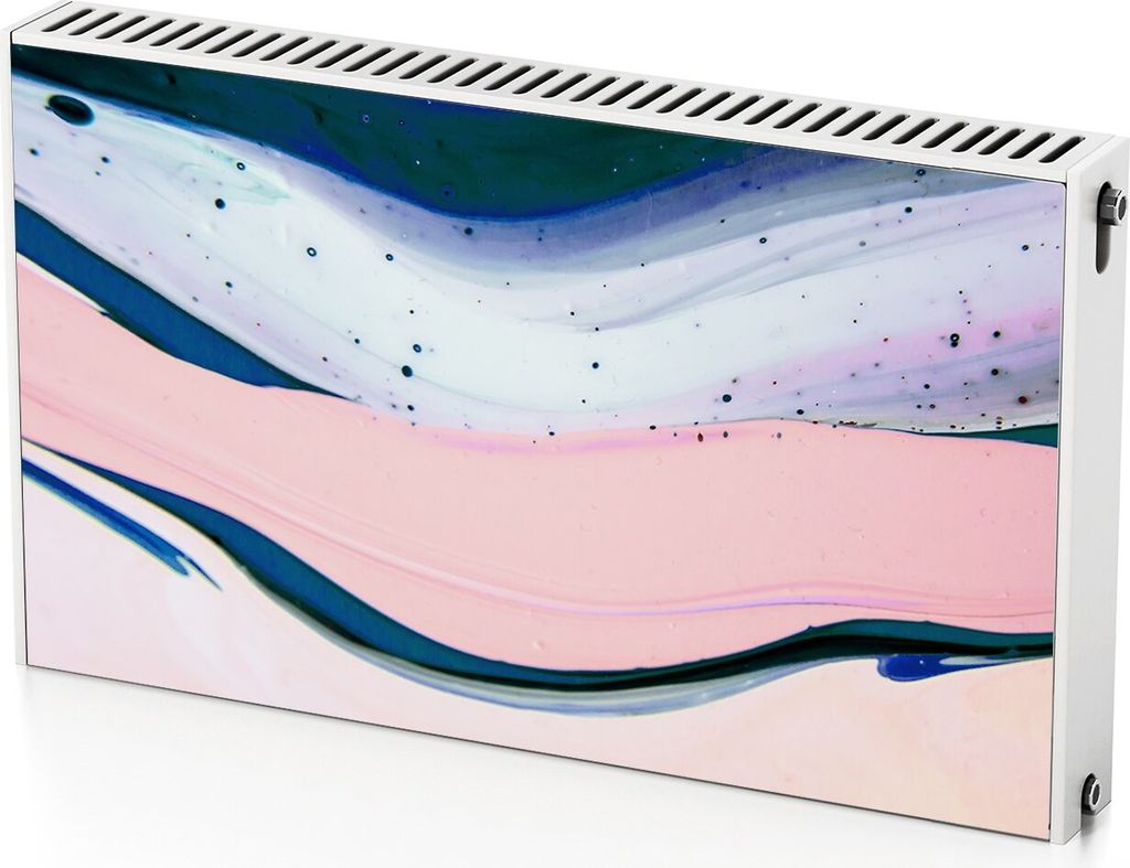 Geometrisches Muster – Magnetische Heizkörperabdeckung – 100x60 cm – Magnet Heizkörperabdeckung – 3D Würfel – Heizkörperverkleidung ...