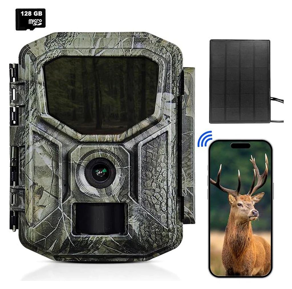Siltcon® Solar Wildkamera 8K 64MP – WLAN & Bluetooth – Produktbild 
