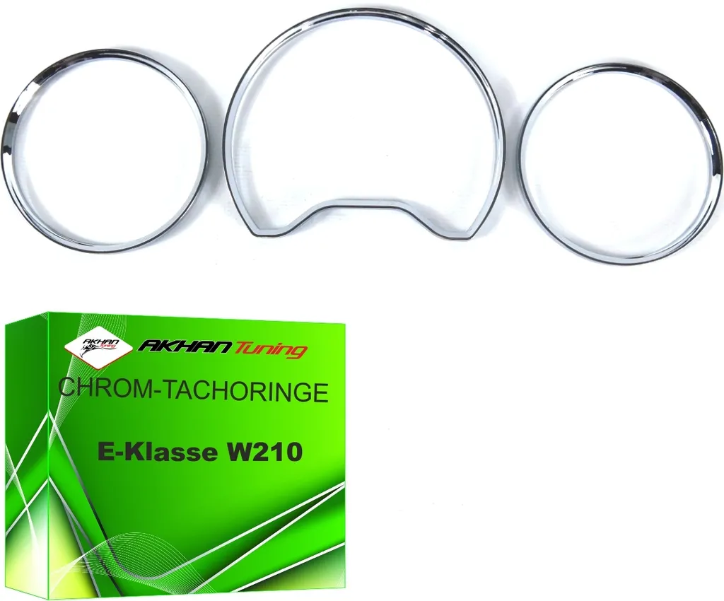 Set Cornici Cromate Cruscotto Mercedes W210 95-02 - Tuning Interno