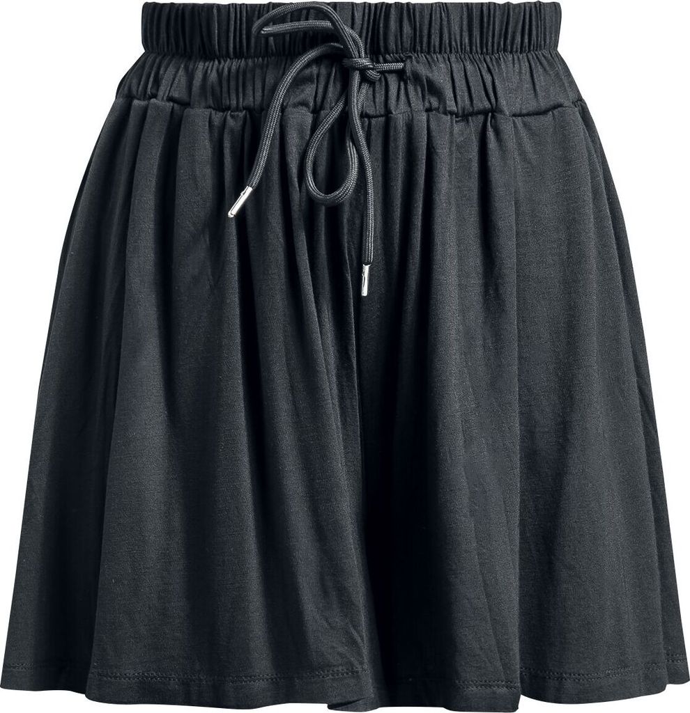 Black Premium by EMP Damen schwarze Sweatshorts in Rock Optik L