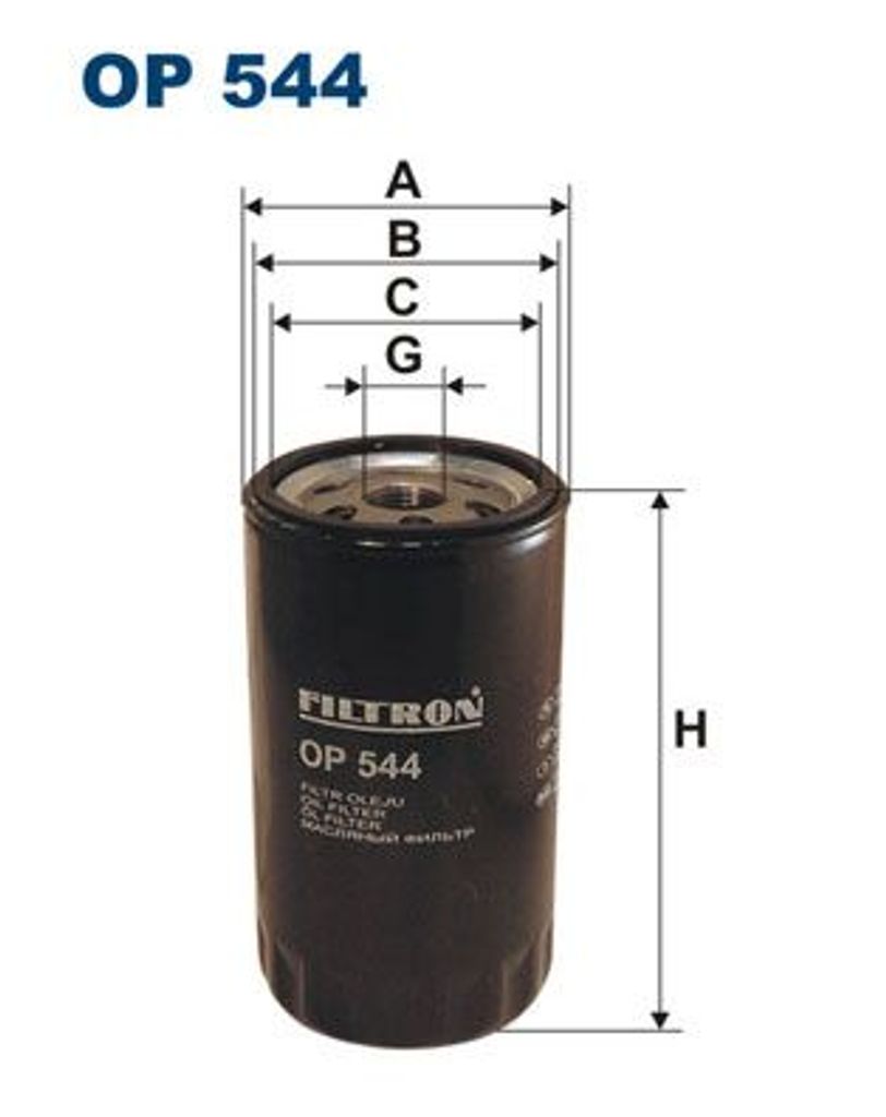 Ölfilter FILTRON OP 544