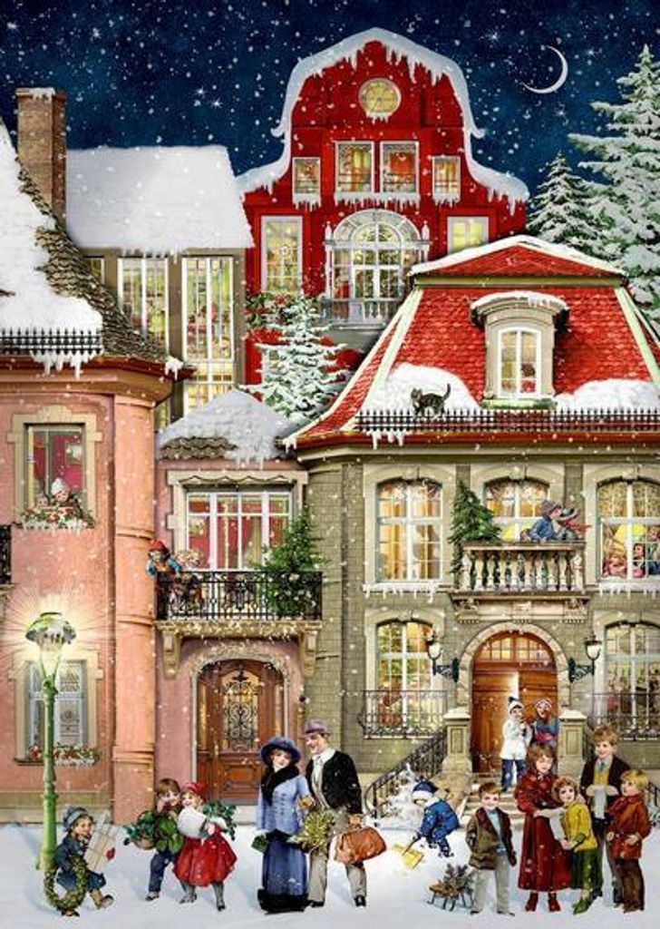 A4-Wandkalender - In der Weihnachtsgasse