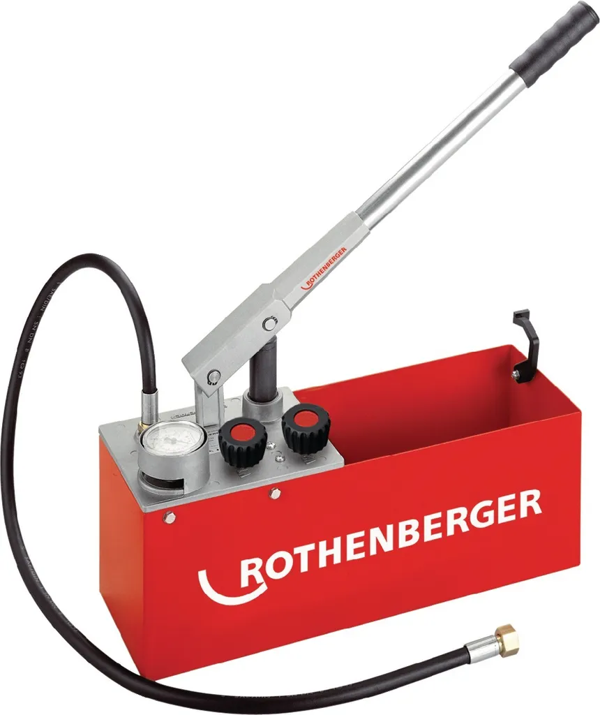 Tester l'étanchéité chauffage et plomberie avec la pompe RP50-S 60 bar