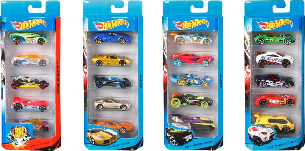 Mattel Hot Wheels Dárková sada 5 kusů Obrázek produktu 41