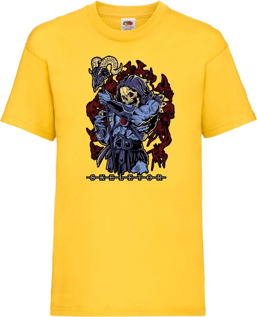 Kinder T-Shirt Masters Of The Universe Skeletor Skeletor, 9-11 Jahr - 140 / Gelb