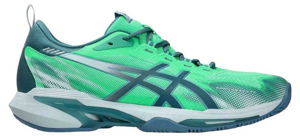 Asics - "Sonicsmash FF" Spielplatz Turnschuhe für Herren, Zum Schnüren GT17942 (41 EU) (Grün)