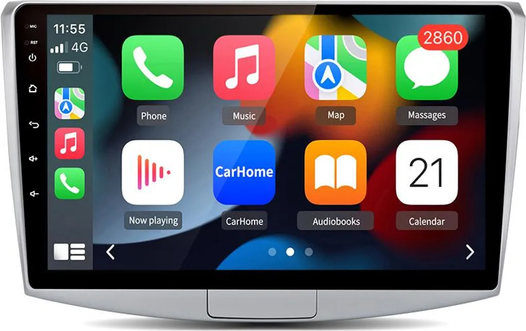 Radio 10 Pollici VW Passat B6 B7 CC con Retrocamera e CarPlay 64GB