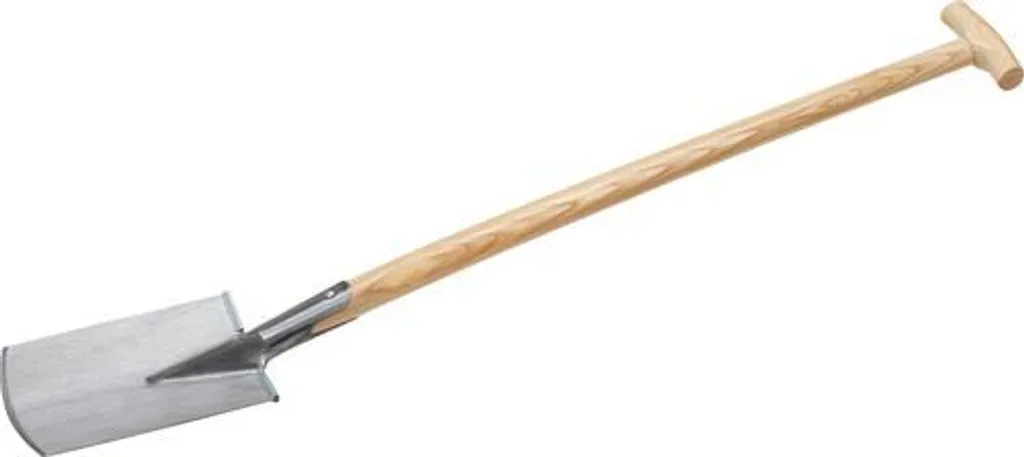 Bêche ergonomique Meister wu9882450 en acier trempé et manche en T