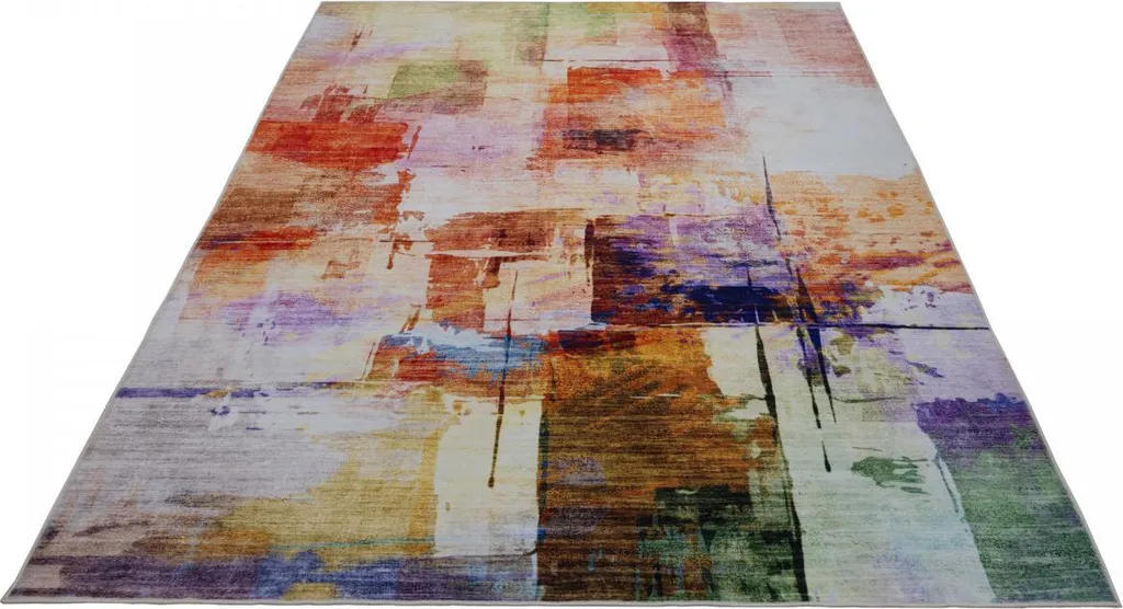 Tapis Graphique Avantgarde 109 Multi - Texture Douce et Couleurs Vives