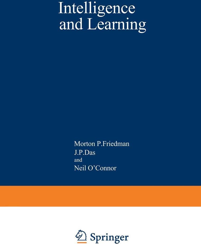 Intelligence and Learning