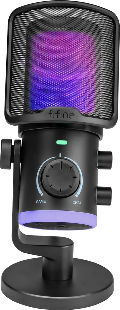 Microphone Podcast et Streaming FIFINE AM6 USB XLR pour Setup Gamer