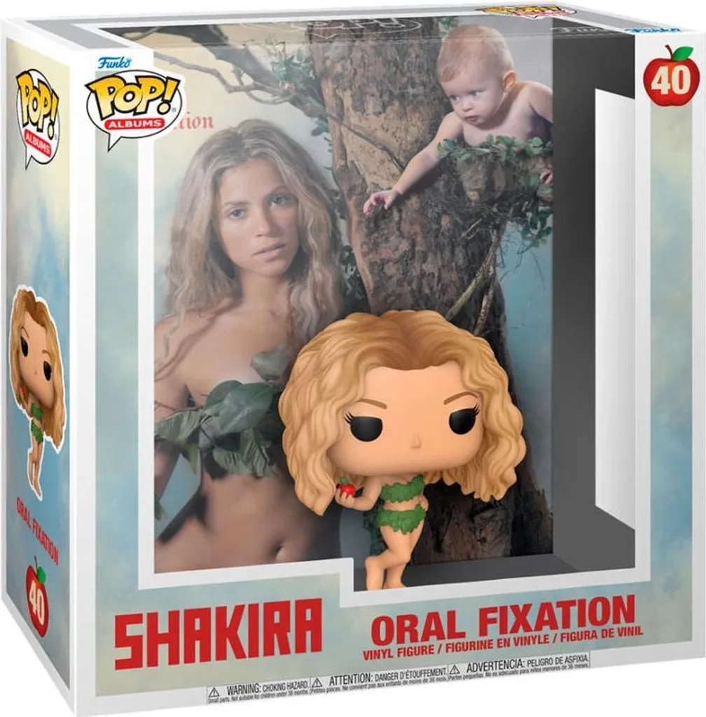 Coffret Album Shakira Oral Fixation Pop Figurine Vinyle Décorative 23cm